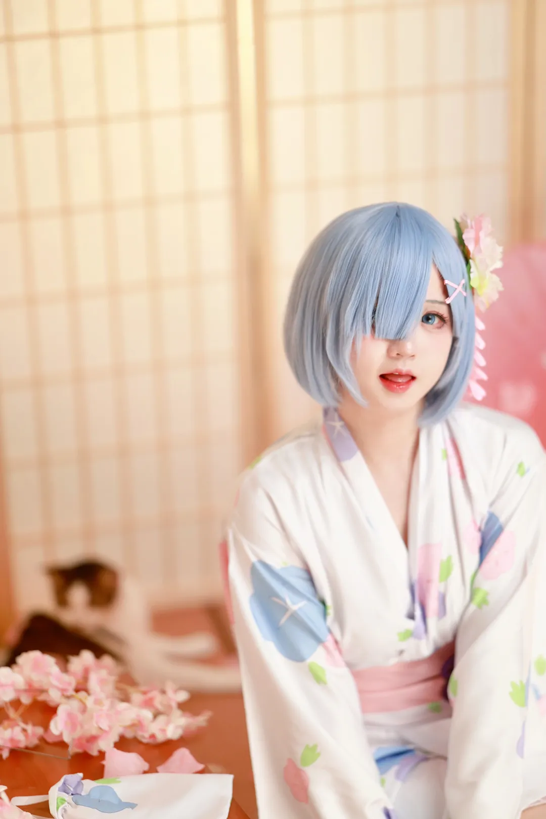 和风, 蕾姆cos, 浴衣cos, Re:0, 日系 - 第2张