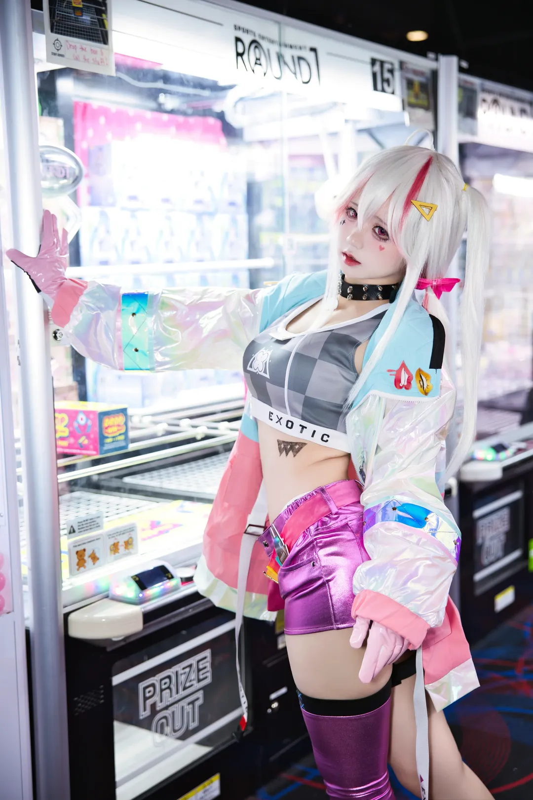 cosplay, Nikke勝利女神, 絲襪, 豺狼cos, 遊戲廳