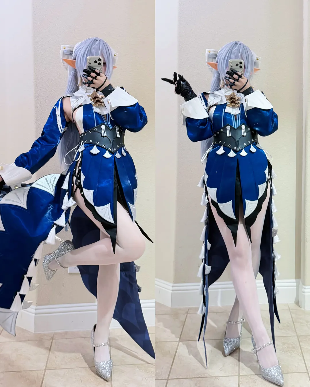 ゼンレスゾーンゼロ, 鏡越しの自撮り, 二次元ファッション, ヴェリナコスプレ, お姉さんコスプレ