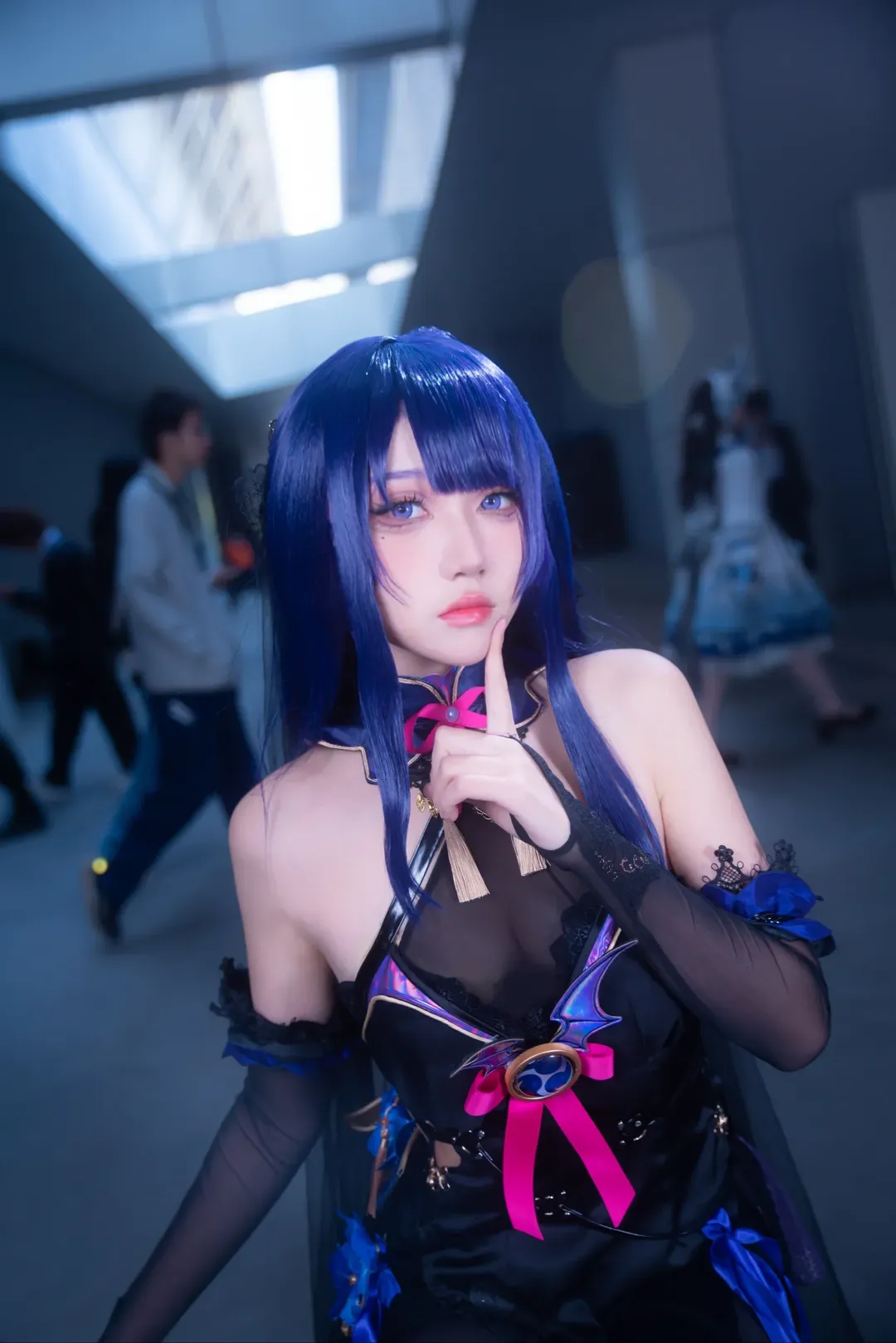 原神, イベント写真, 同人コスプレ, 黒タイツ コーデ, 雷電将軍コスプレ - 8枚目