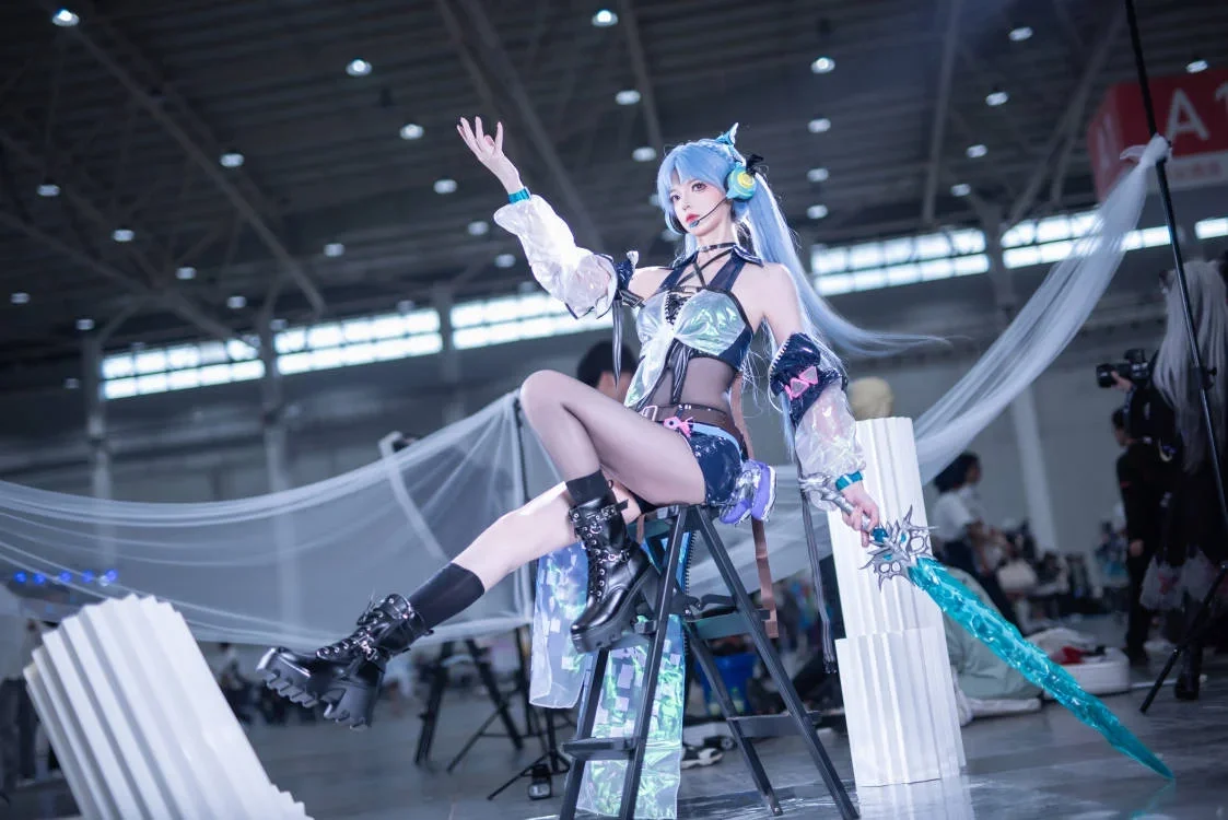 cosplay, 二次元摄影, 漫展返图, 黑丝, 武汉艾妮