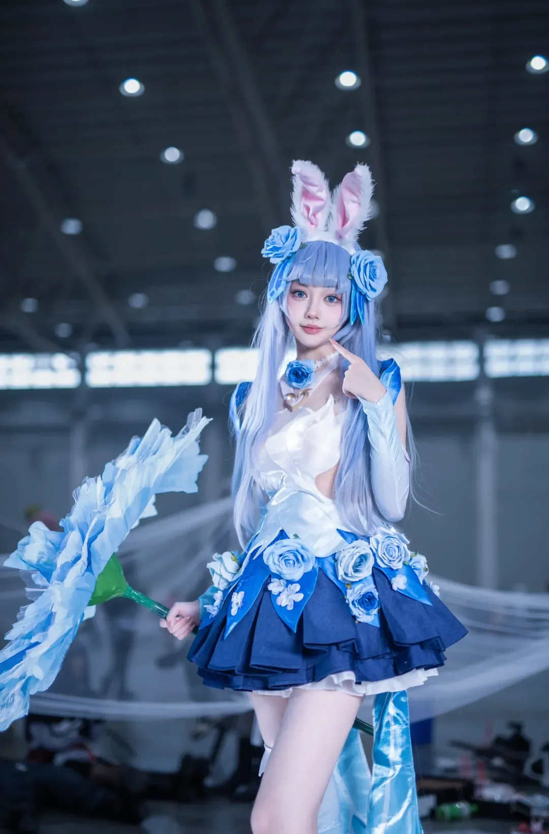 コスプレ, 二次元撮影, イベント写真, 黒ストッキング, 武漢アイニ - 15枚目
