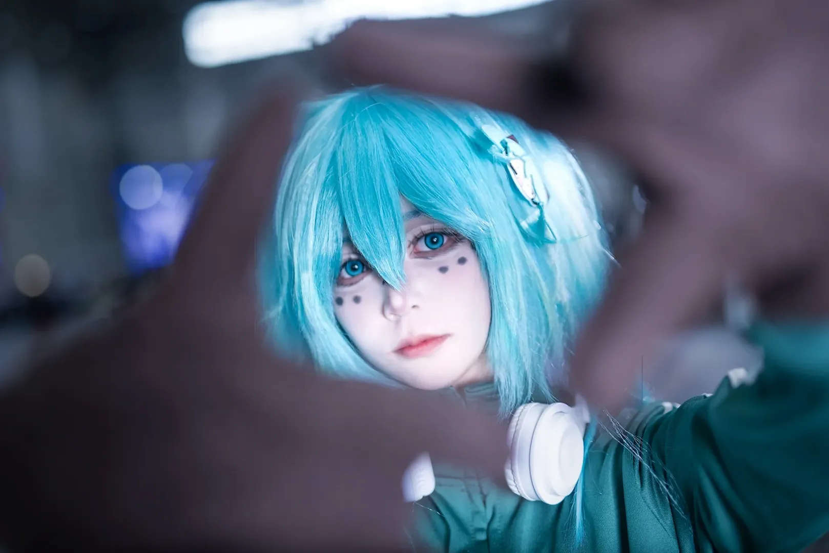 コスプレ, 二次元撮影, イベント写真, 黒ストッキング, 武漢アイニ - 3枚目