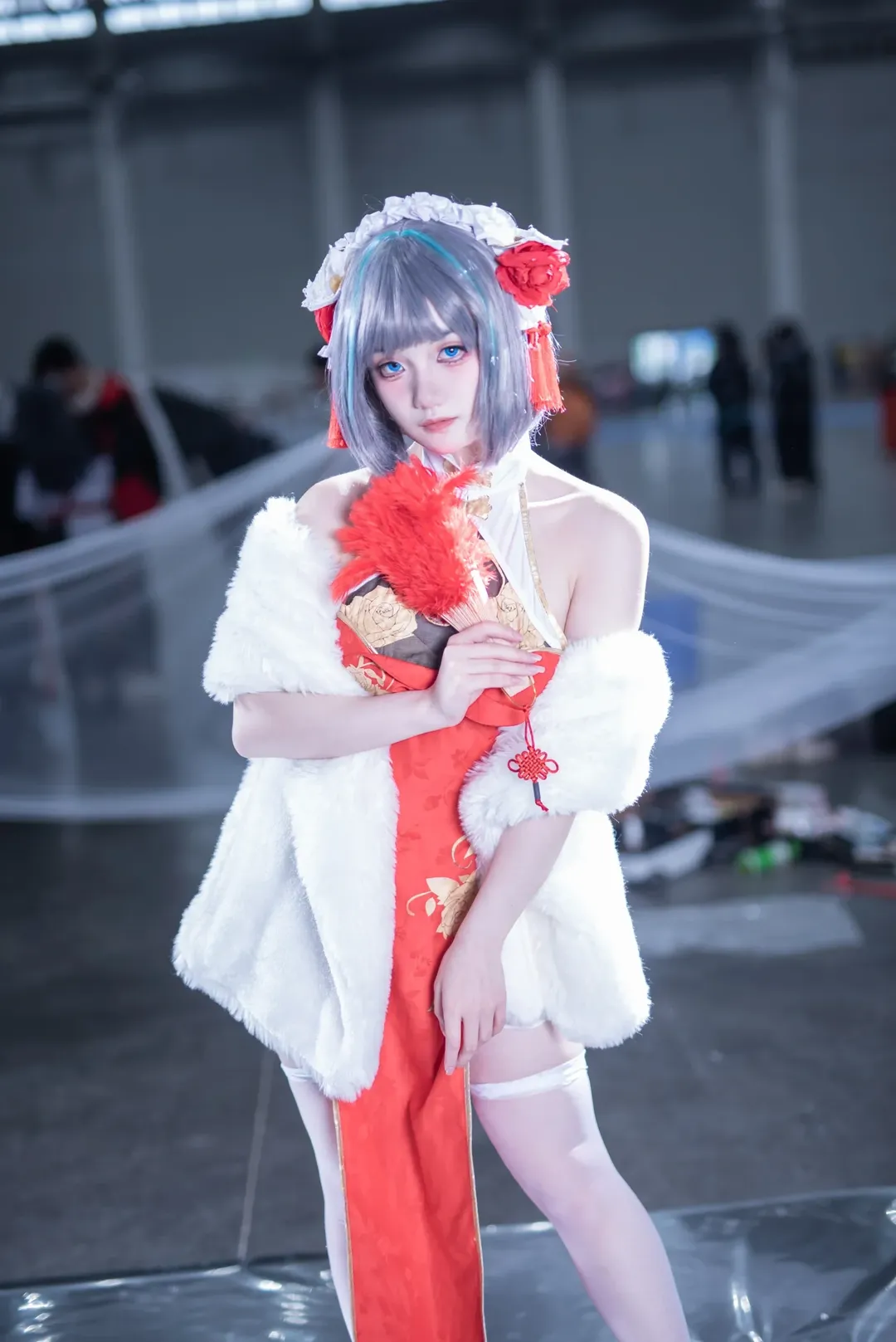 コスプレ, 二次元撮影, イベント写真, 黒ストッキング, 武漢アイニ - 6枚目