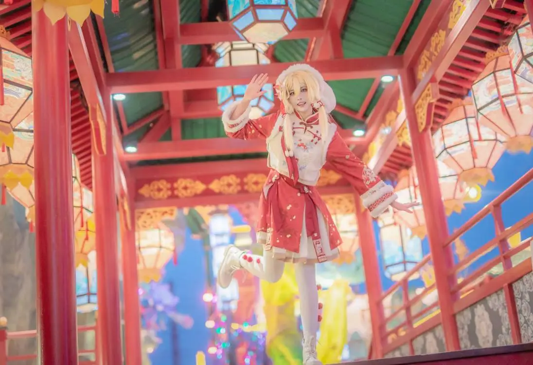 原神, 荧cos, 白丝, 国风cosplay, 青岛拍照 - 第2张