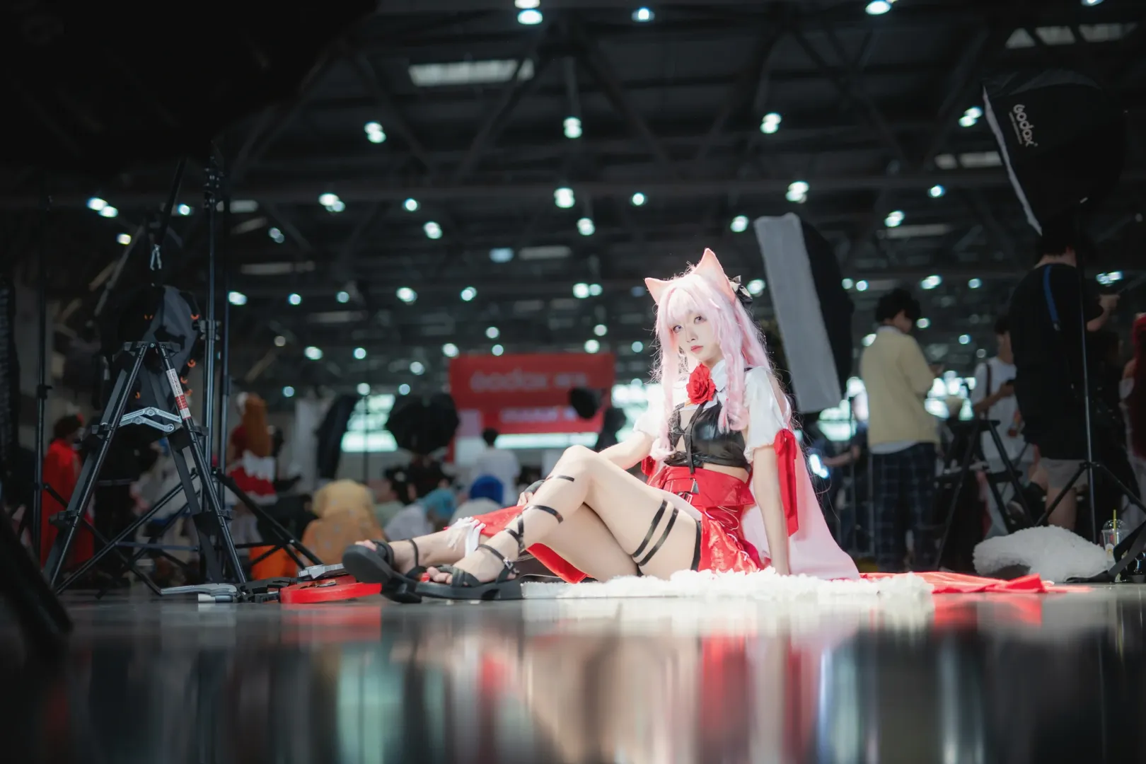 cosplay, 漫展返图, 漫展场照, 白丝, 重庆梦乡漫展