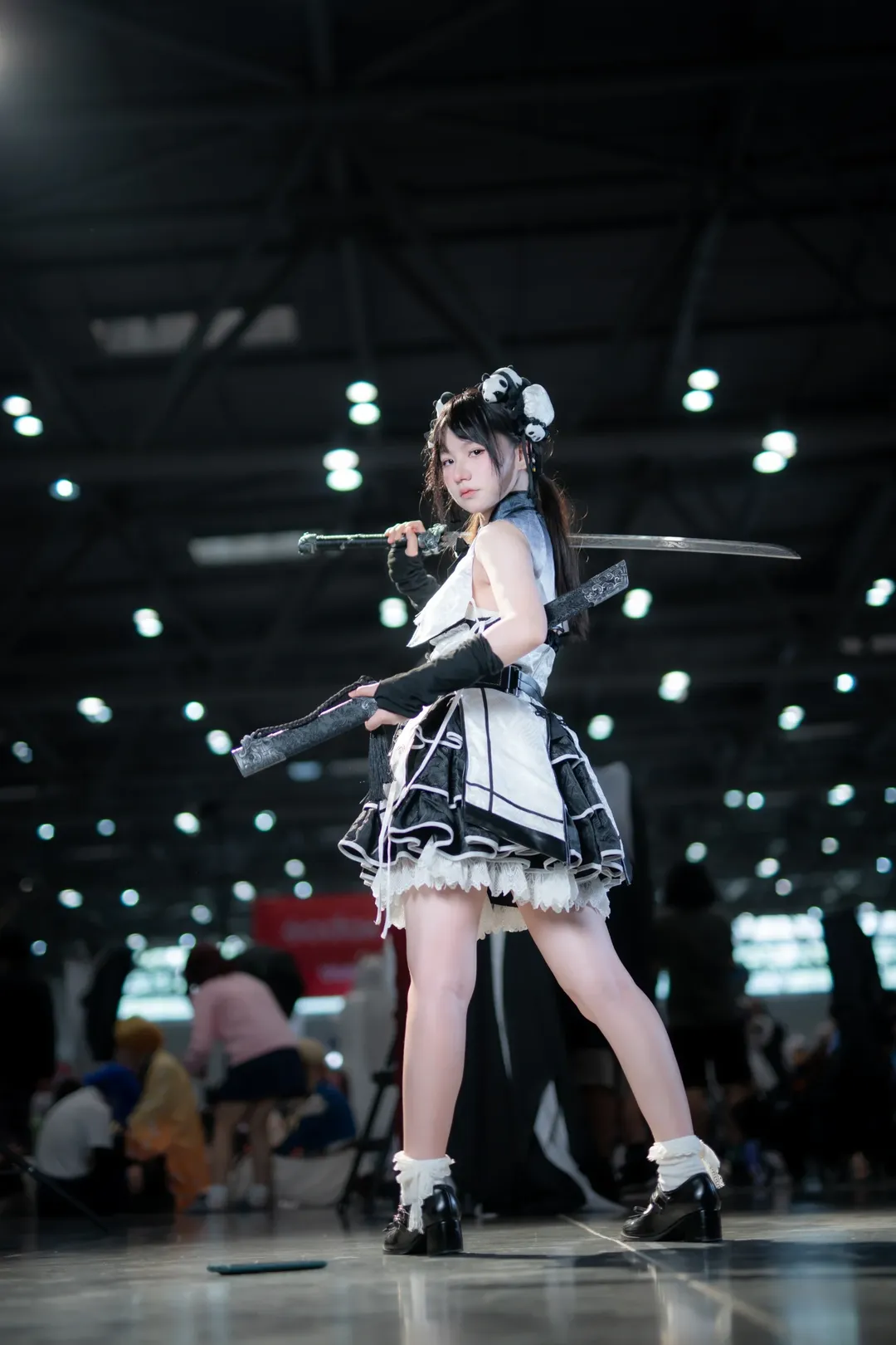 cosplay, Convention photos, Convention photos, White stockings, Chongqing Dreamland Comic Exhibition - Image 4