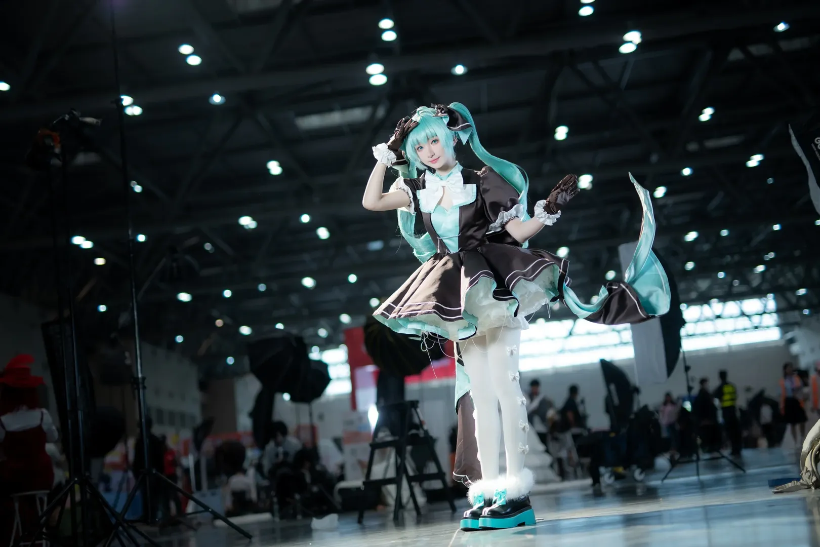 cosplay, Convention photos, Convention photos, White stockings, Chongqing Dreamland Comic Exhibition - Image 5