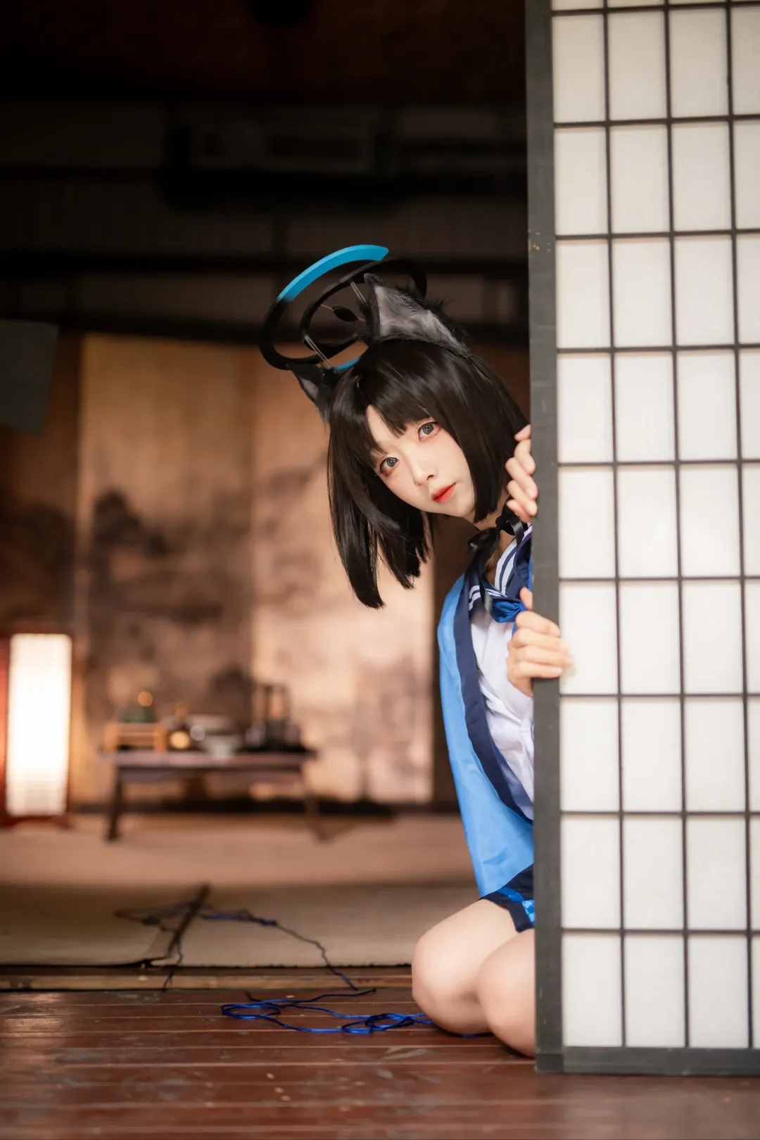 蔚蓝档案, 二次元cos, jk制服, 桔梗cos, 重庆摄影 - 第10张