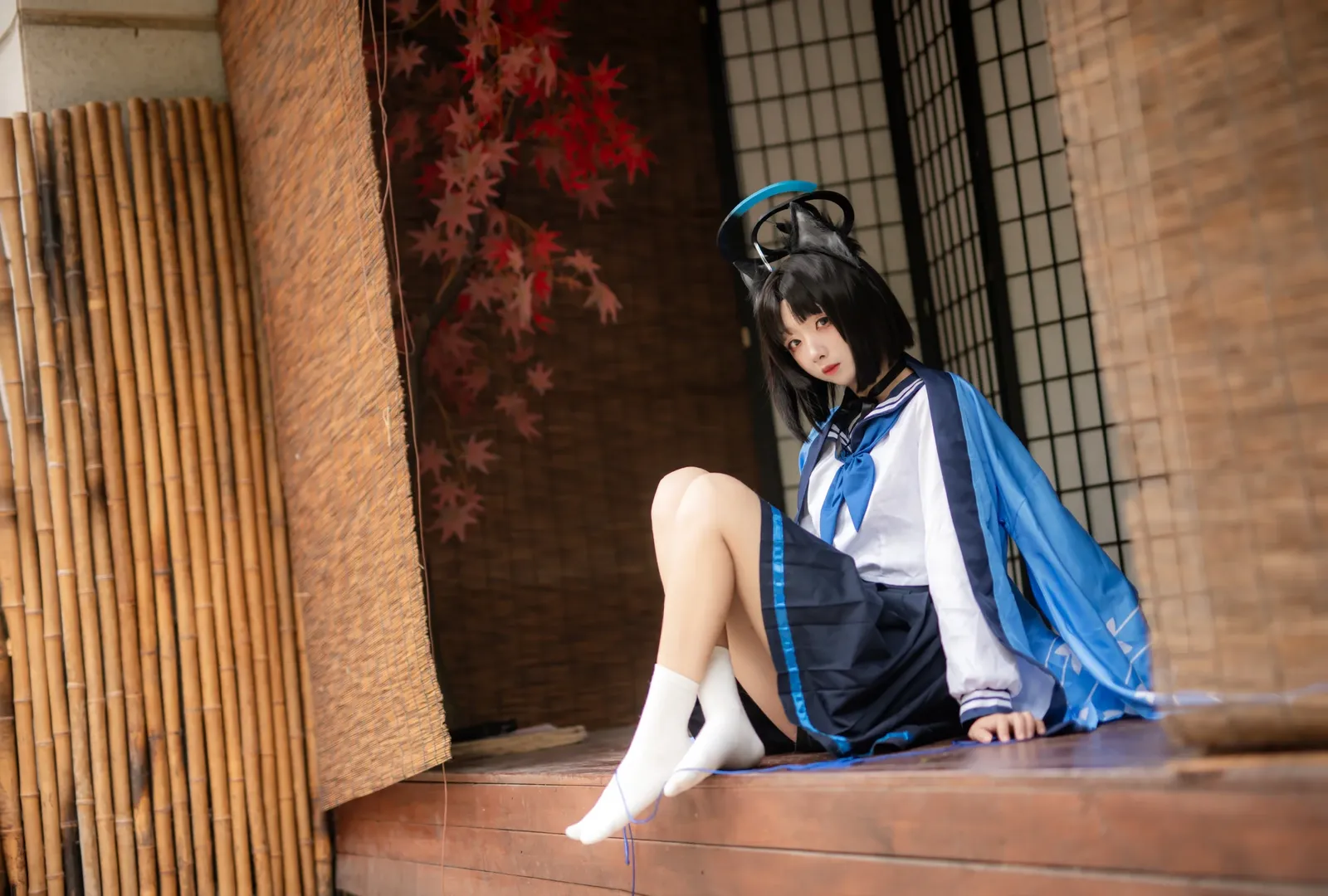 蔚蓝档案, 二次元cos, jk制服, 桔梗cos, 重庆摄影 - 第2张