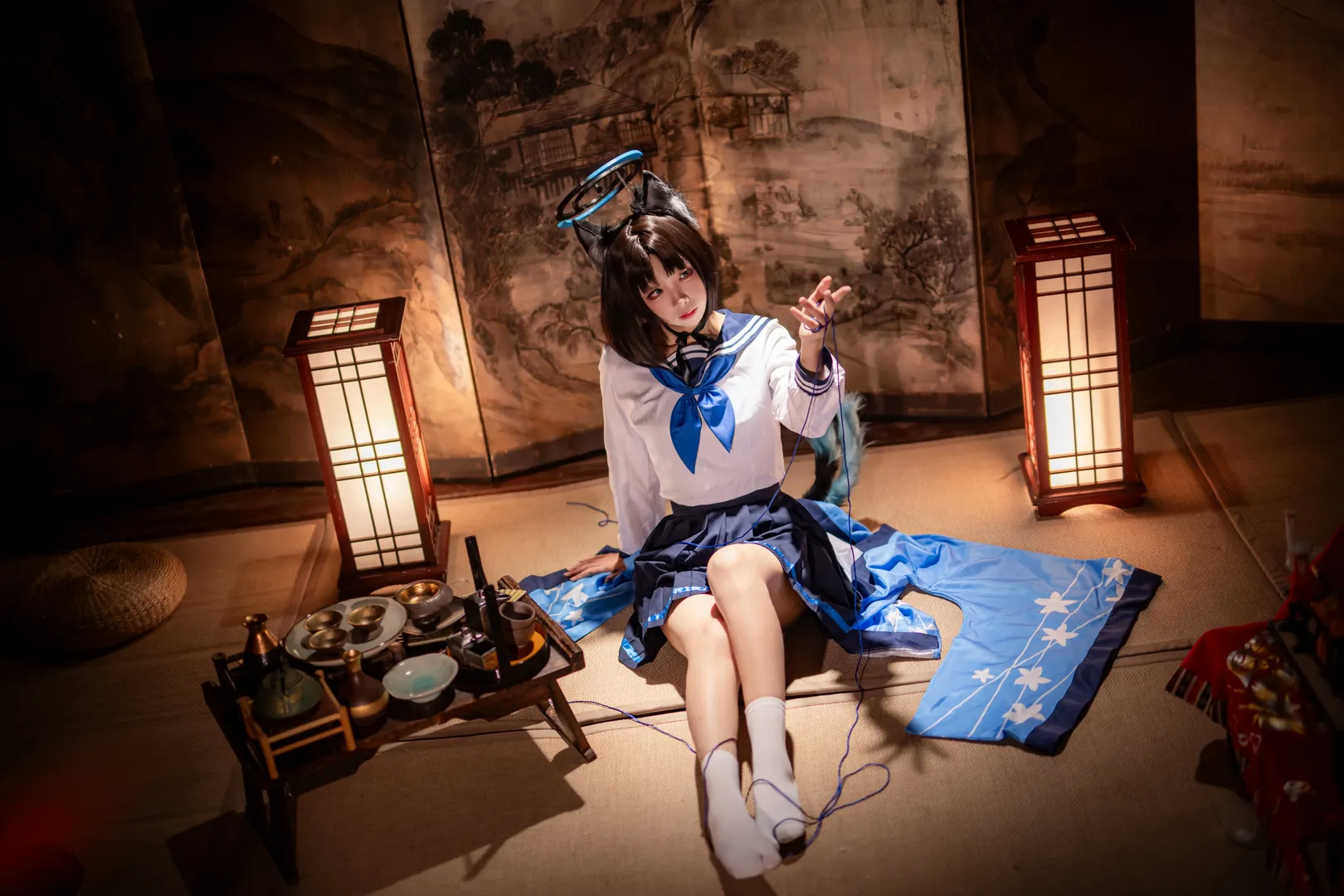 蔚蓝档案, 二次元cos, jk制服, 桔梗cos, 重庆摄影 - 第7张