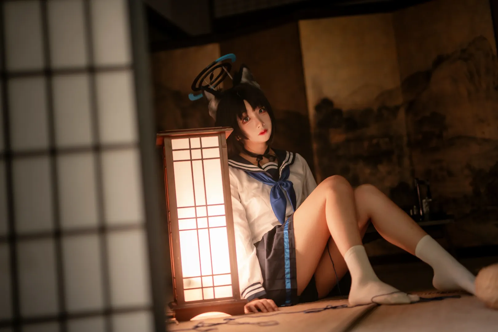 蔚蓝档案, 二次元cos, jk制服, 桔梗cos, 重庆摄影 - 第8张