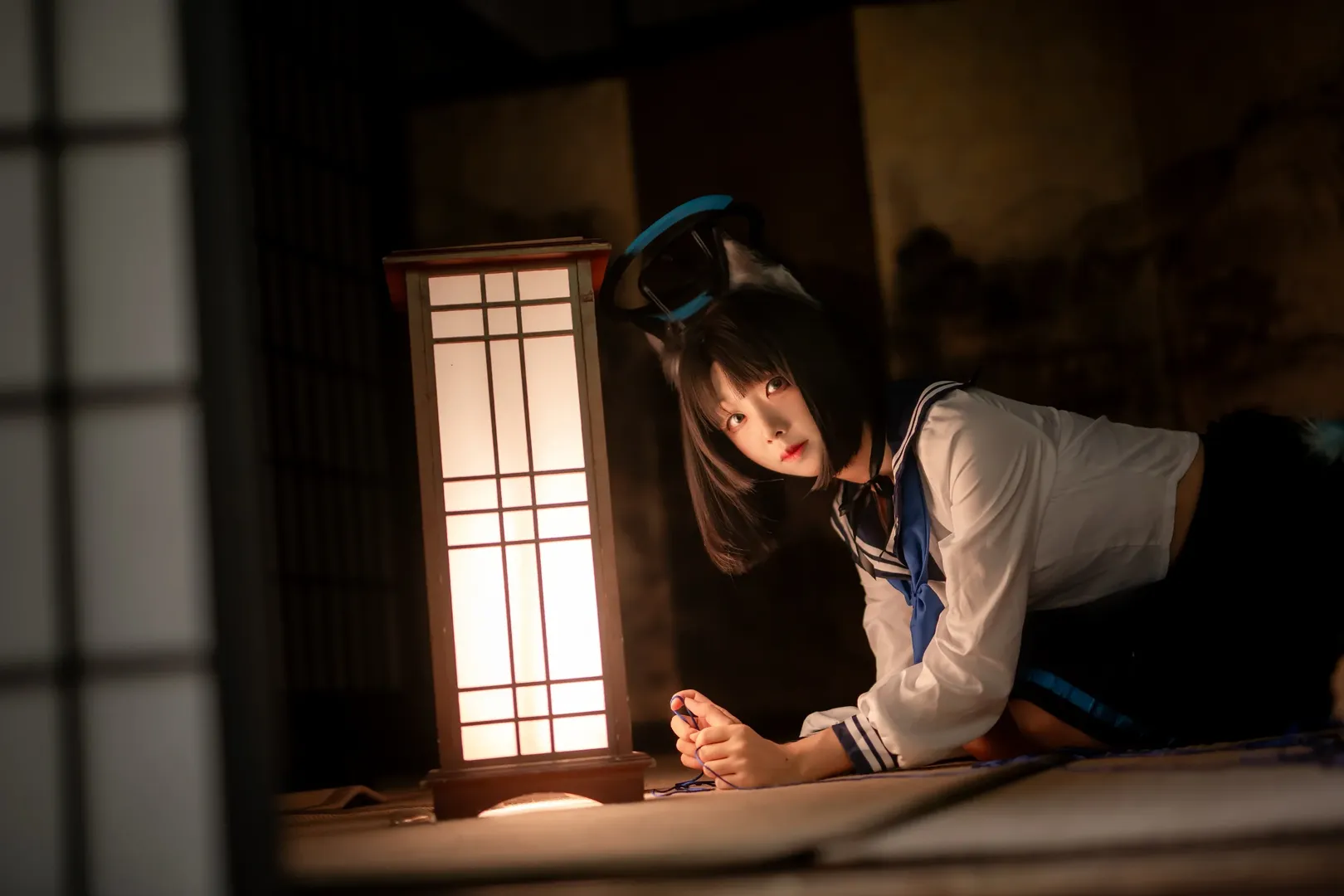 蔚蓝档案, 二次元cos, jk制服, 桔梗cos, 重庆摄影 - 第9张