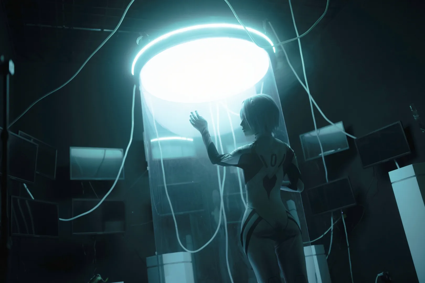 cosplay, Anime-style photography, Rei Ayanami cosplay, Neon Genesis Evangelion, Qingdao photography - Image 2
