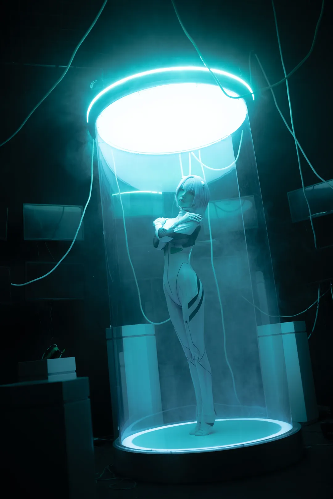 cosplay, Anime-style photography, Rei Ayanami cosplay, Neon Genesis Evangelion, Qingdao photography - Image 5