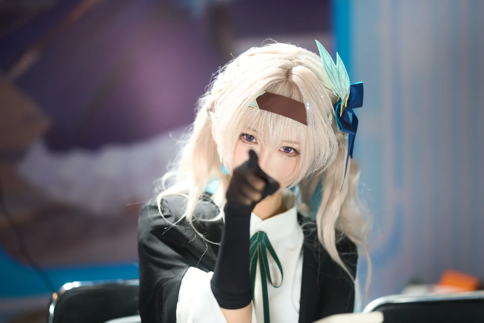 崩坏星穹铁道, 漫展返图, 流萤cos, 女coser, 西装穿搭 - 第1张