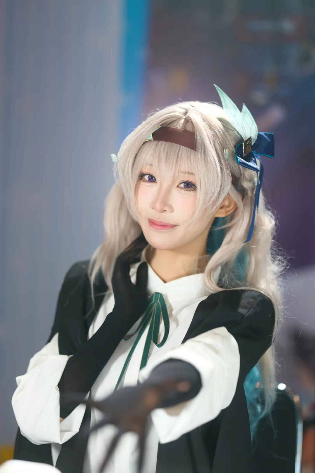 崩坏星穹铁道, 漫展返图, 流萤cos, 女coser, 西装穿搭 - 第3张