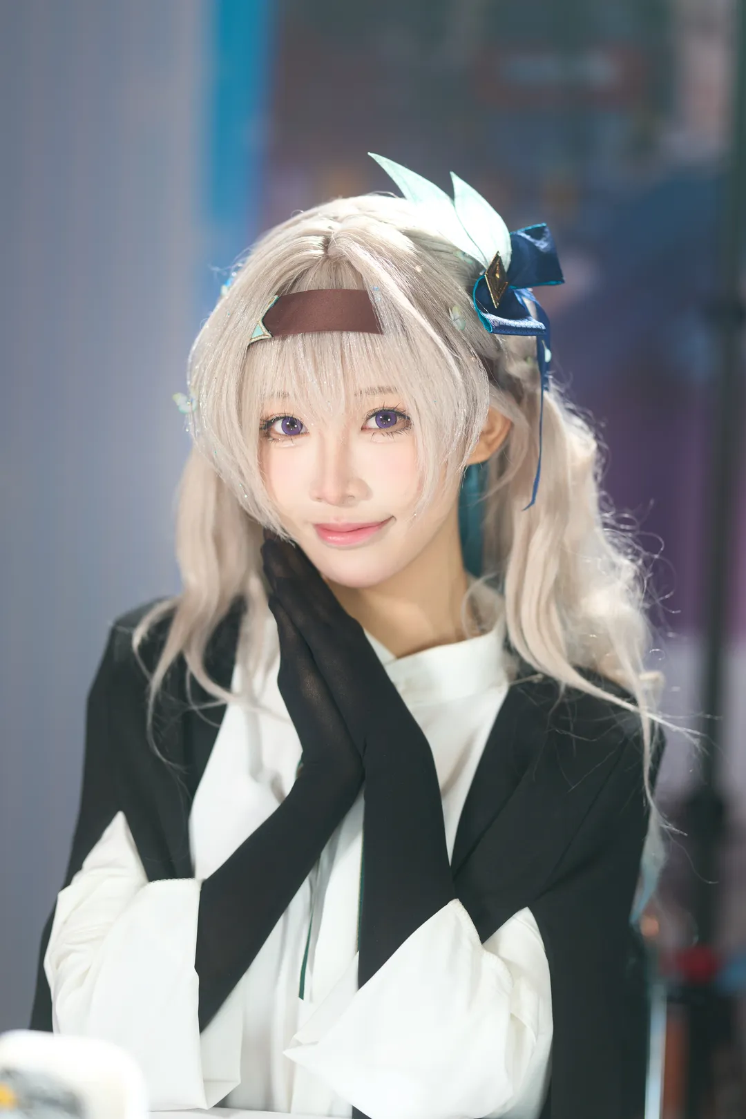 崩坏星穹铁道, 漫展返图, 流萤cos, 女coser, 西装穿搭 - 第5张