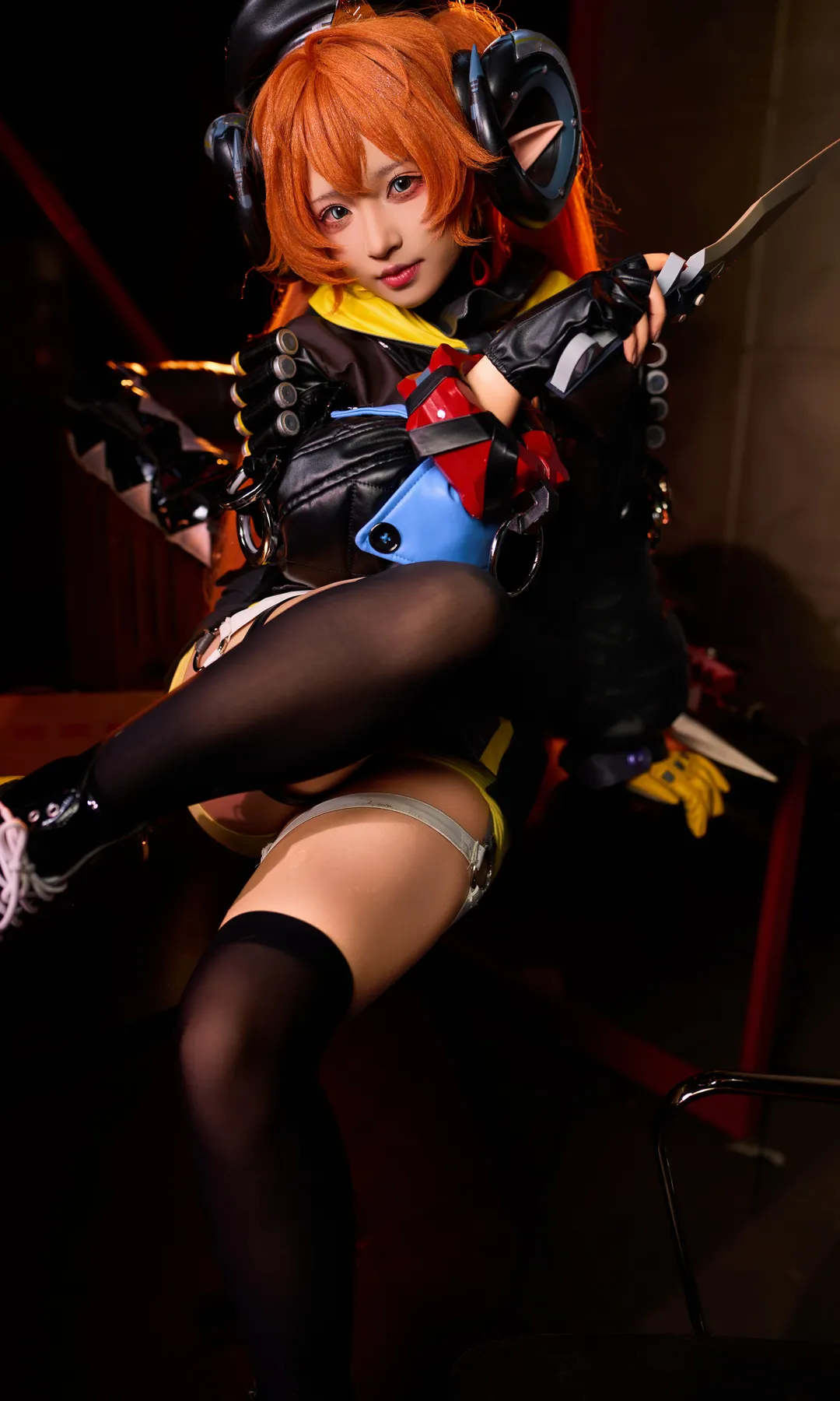 绝区零, Cosplay摄影, 绝区零cos, 赛博朋克风格, 奥菲斯cos