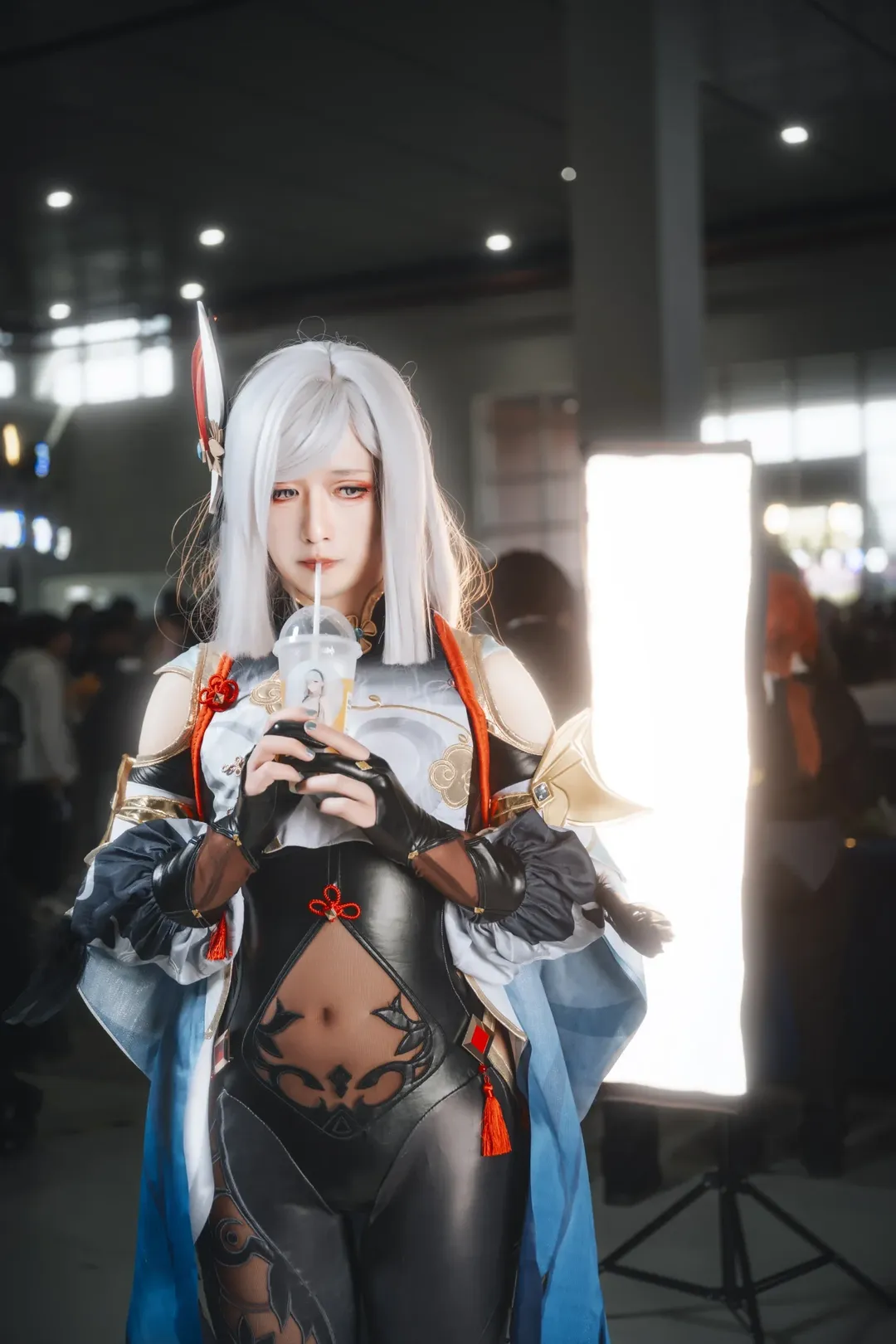 原神, 漫展场照, 申鹤cos, 神里绫人cos, 喜茶