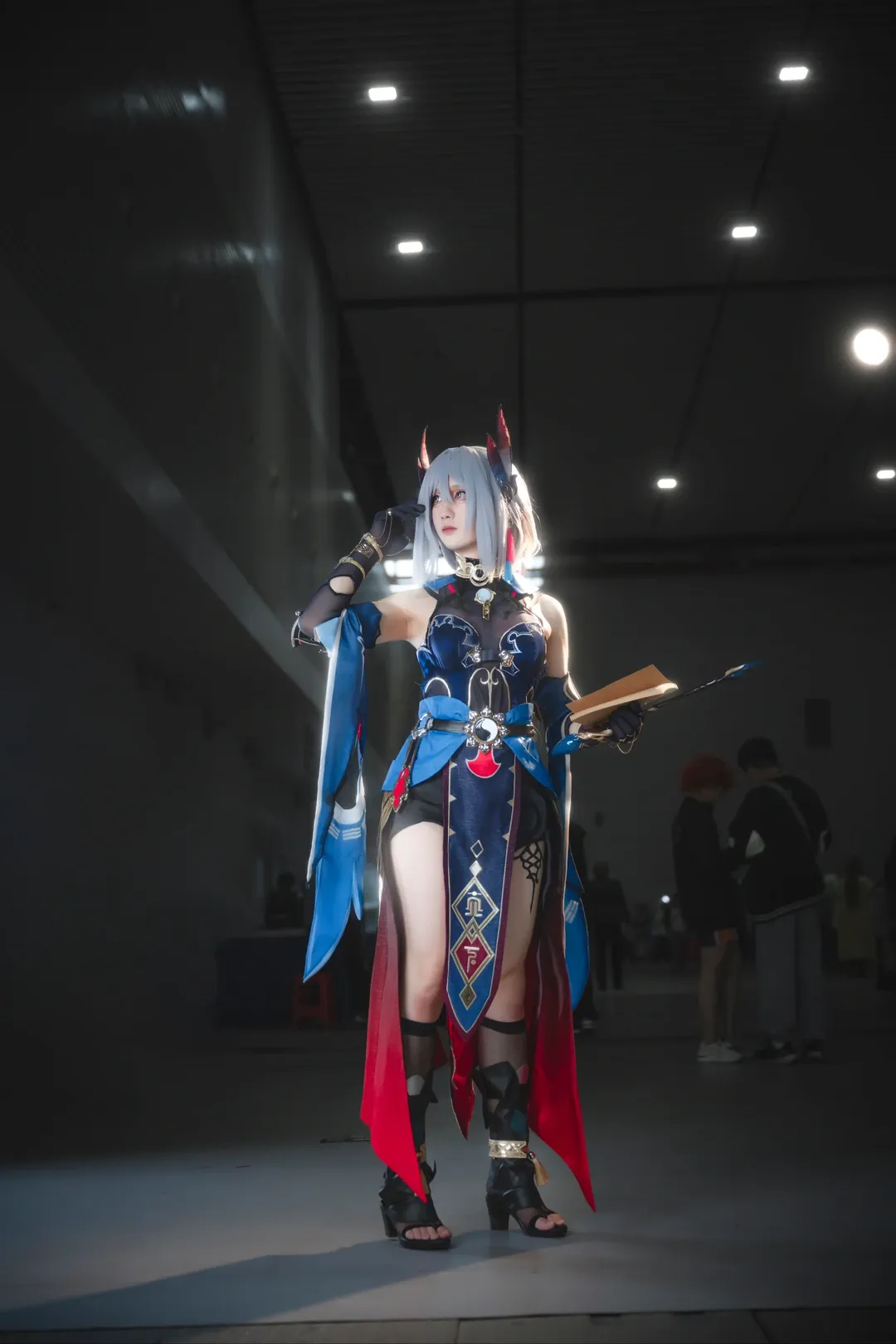 崩坏星穹铁道, 漫展场照, 二次元cosplay, 丝袜穿搭, 寒鸦cos
