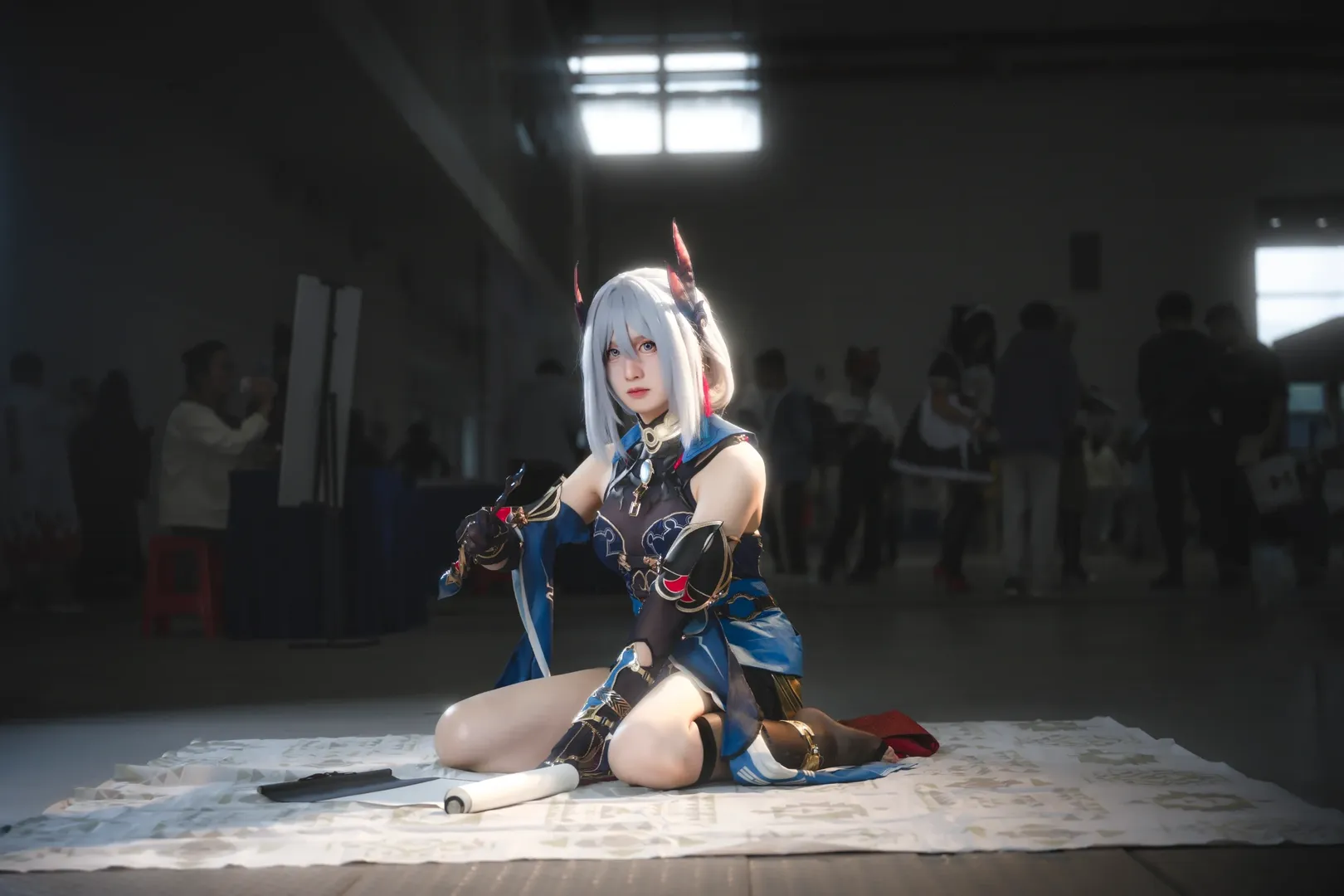 Honkai: Star Rail, Convention photos, Anime cosplay, Stocking outfit, Hanya cosplay - Image 4
