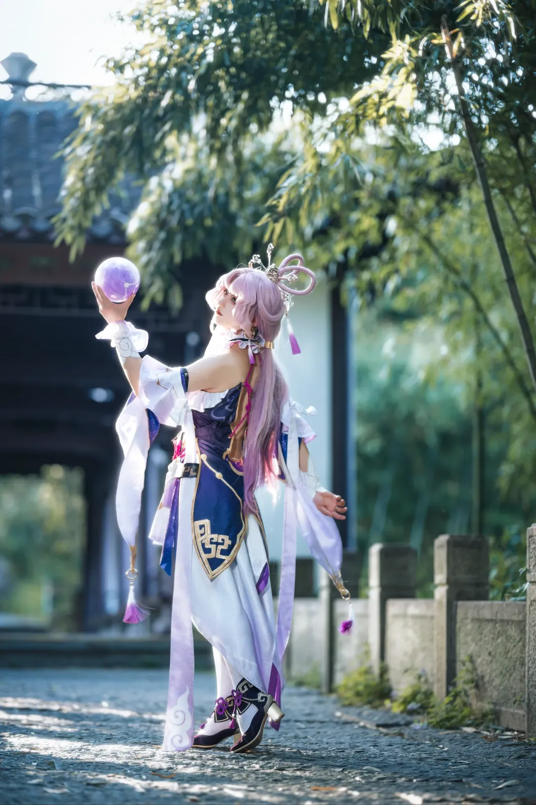 崩坏星穹铁道, 符玄cos, 仙气, cosplay摄影, 白丝cos - 第1张