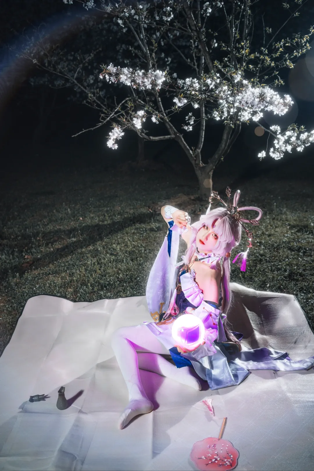 崩坏星穹铁道, 符玄cos, 仙气, cosplay摄影, 白丝cos - 第10张