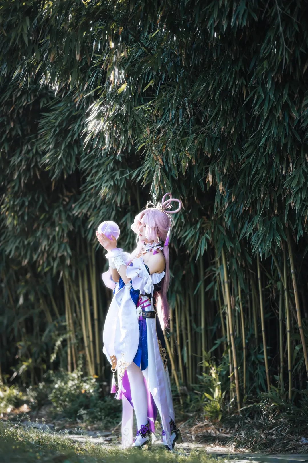 崩坏星穹铁道, 符玄cos, 仙气, cosplay摄影, 白丝cos - 第7张