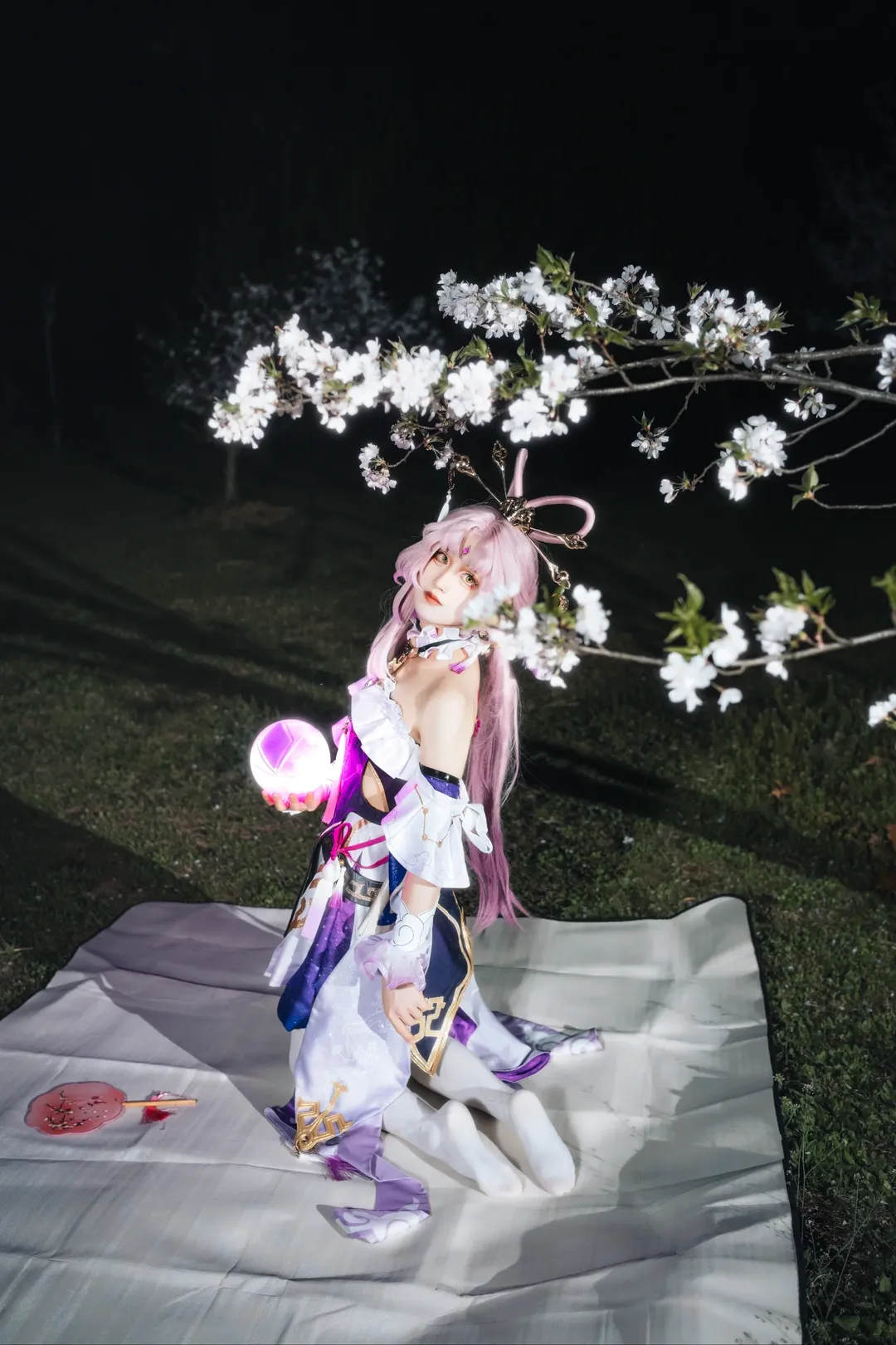 崩坏星穹铁道, 符玄cos, 仙气, cosplay摄影, 白丝cos - 第9张