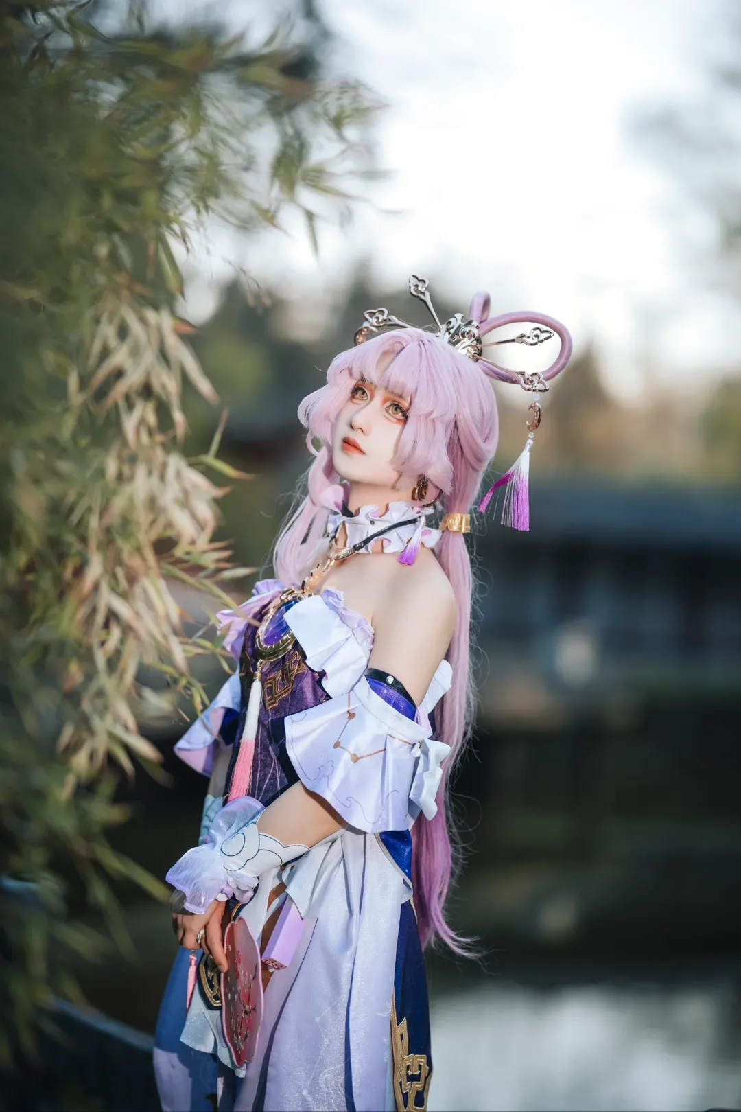 Roleplay, Anime-style photography, Honkai: Star Rail, Traditional style cosplay, Fu Xuan cosplay - Image 1