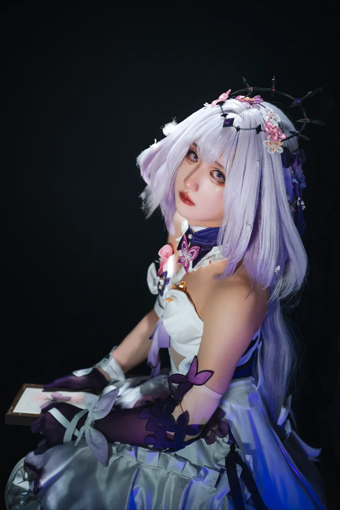 2D, cosplay, Honkai: Star Rail, Castorice cosplay, Elf ears