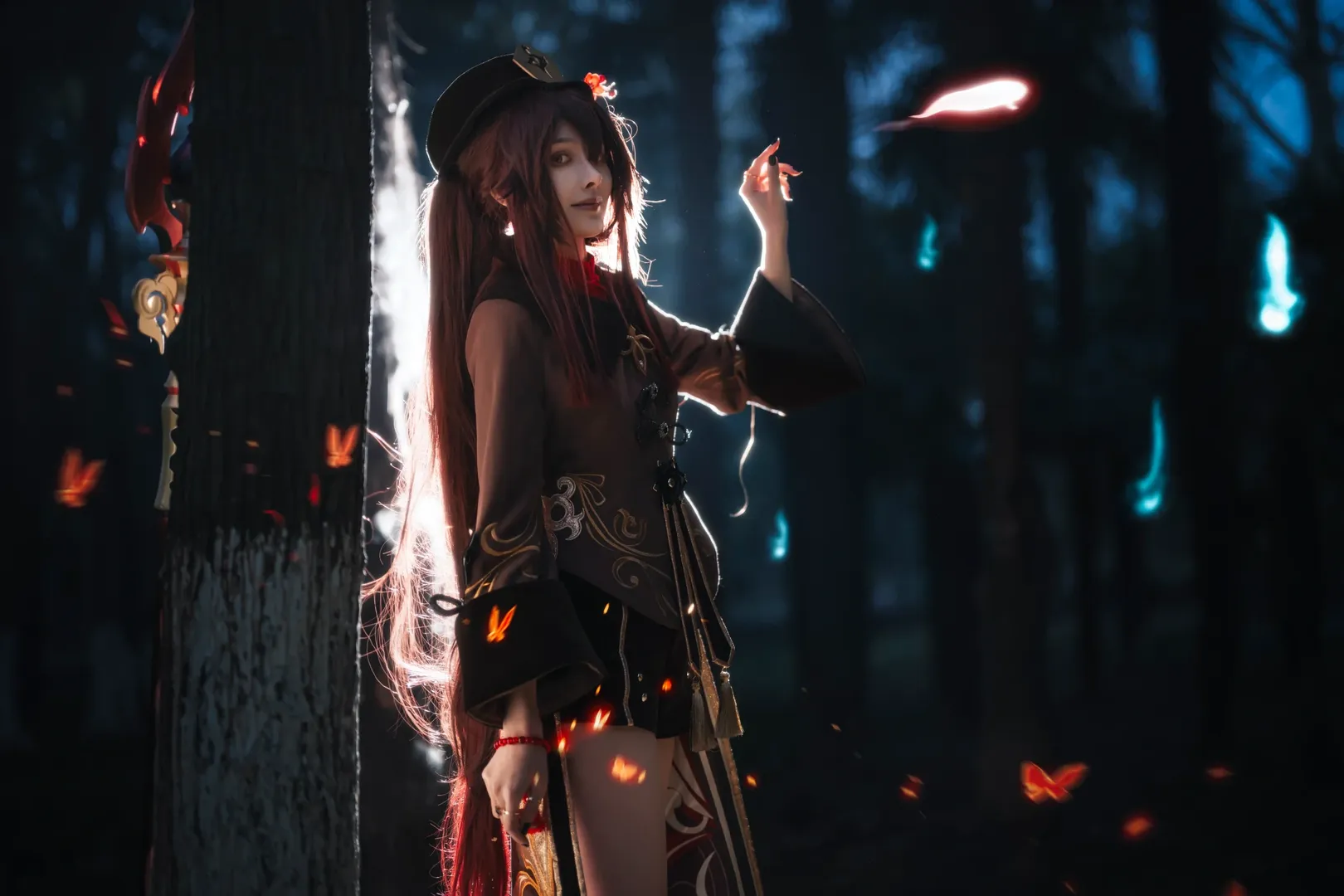角色扮演, 原神, 户外摄影, 二次元cosplay, 胡桃cos - 第10张