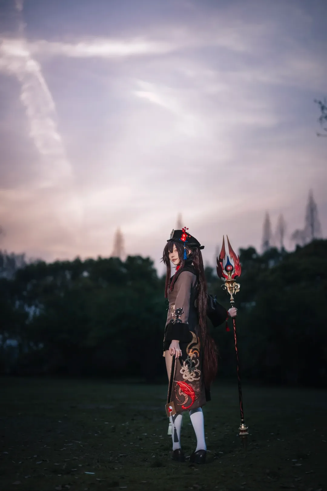 角色扮演, 原神, 户外摄影, 二次元cosplay, 胡桃cos - 第12张
