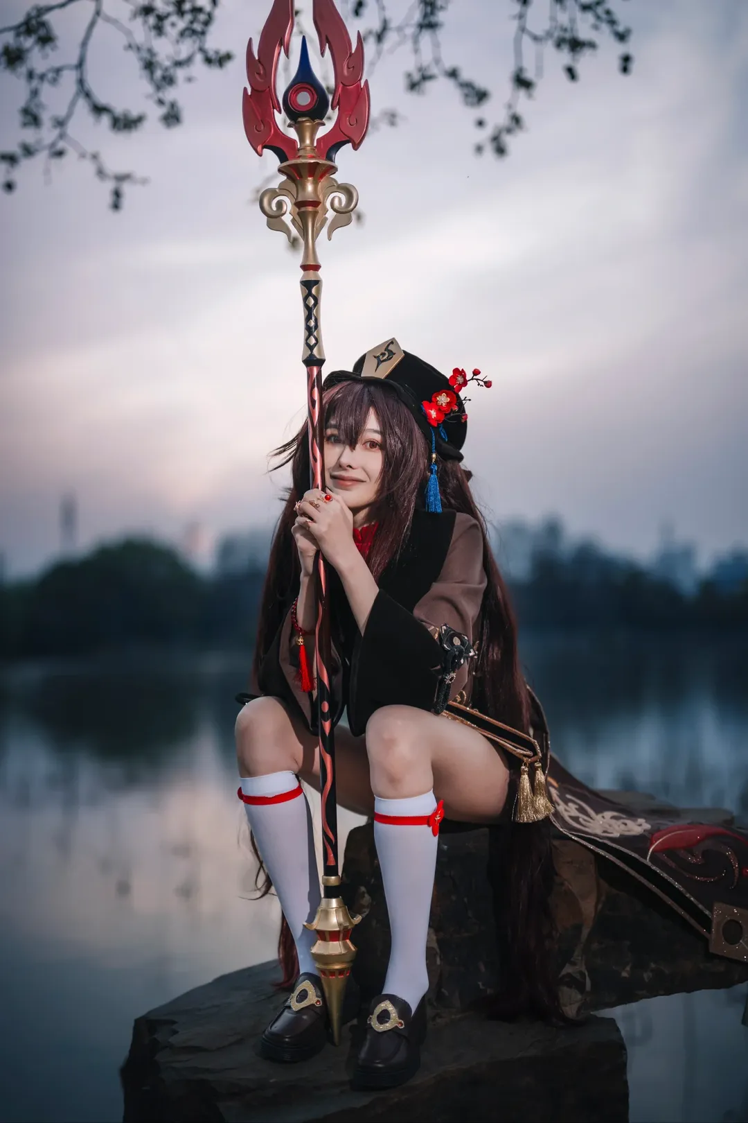 角色扮演, 原神, 户外摄影, 二次元cosplay, 胡桃cos - 第13张