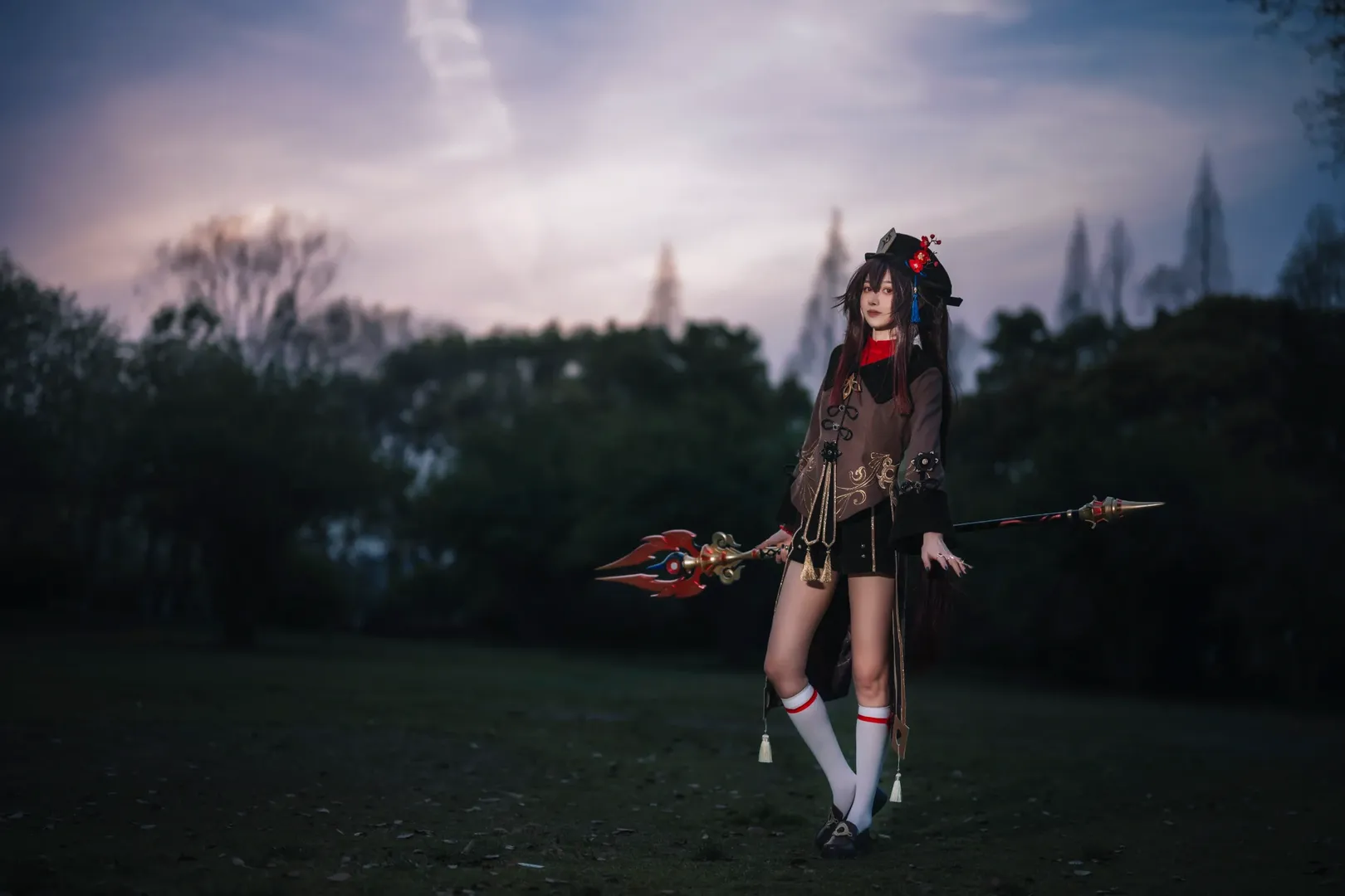 角色扮演, 原神, 户外摄影, 二次元cosplay, 胡桃cos - 第17张