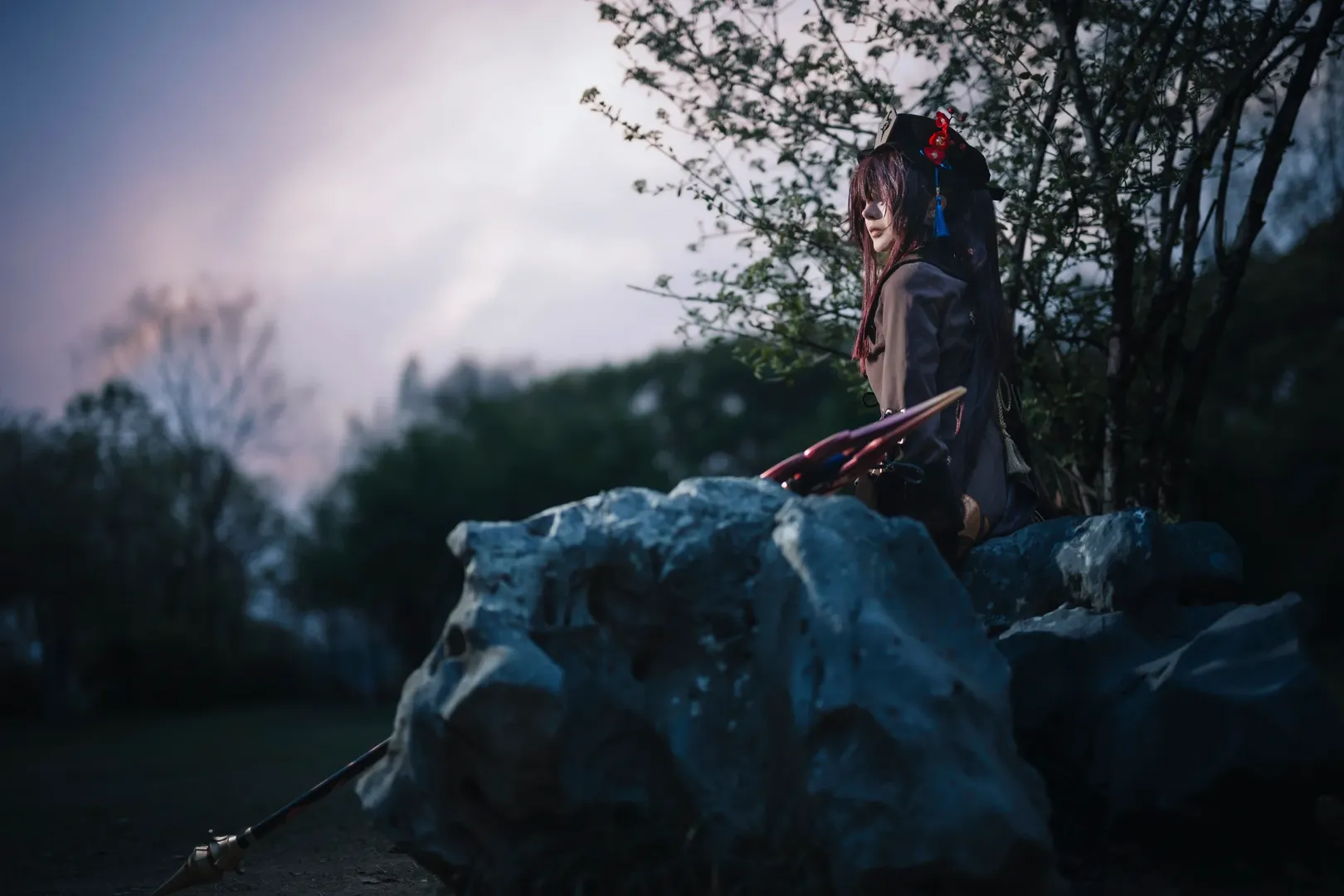 角色扮演, 原神, 户外摄影, 二次元cosplay, 胡桃cos - 第5张