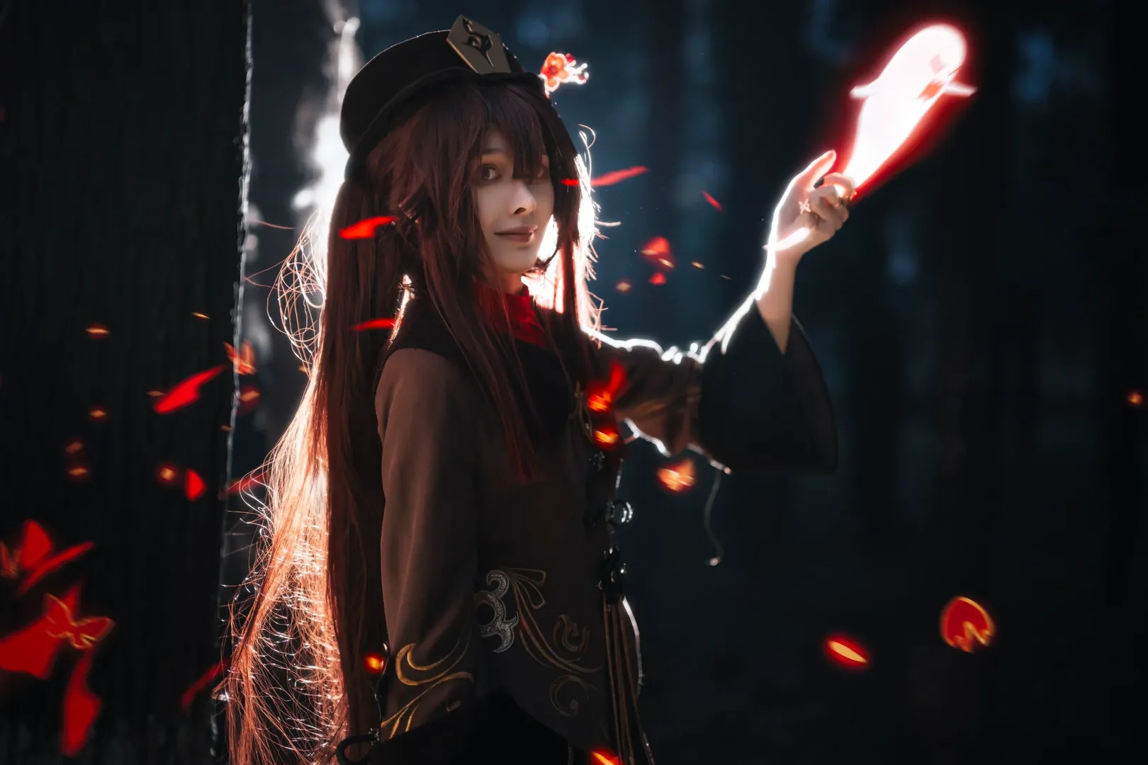角色扮演, 原神, 户外摄影, 二次元cosplay, 胡桃cos - 第8张