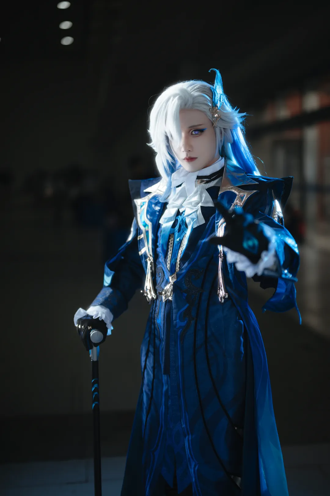 Genshin Impact, Fontaine, Cosplay daily life, Neuvillette cosplay, Water element styling