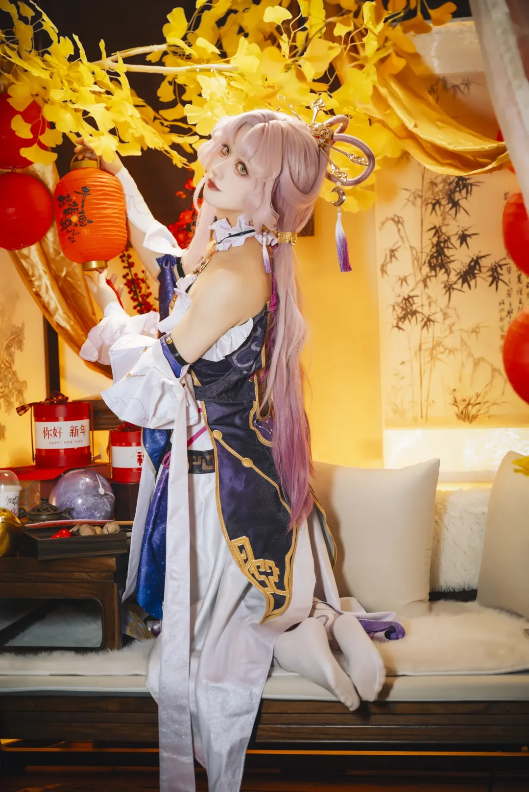 崩壞星穹鐵道, 符玄cos, 白絲穿搭, 二次元古風, 新年cosplay - 第10張