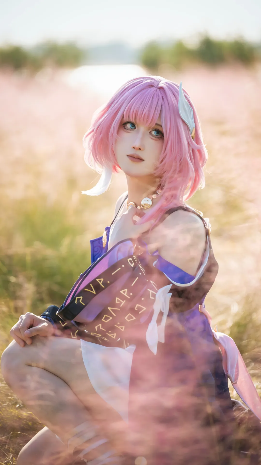 2D, cosplay, Cyrene Cosplay, Honkai: Star Rail, Outdoor photography