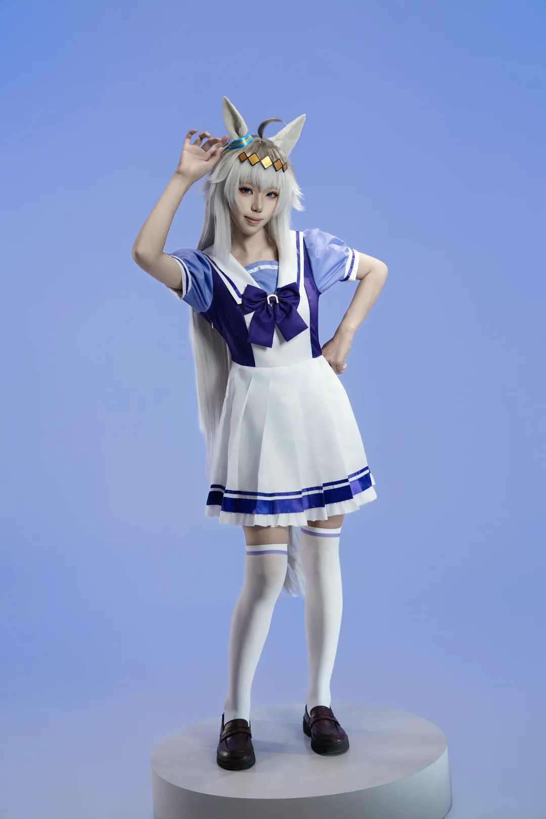 Anime cosplay, Umamusume: Pretty Derby, Oguri Cap cosplay, Cosplay reference, Cinderella Gray - Image 3