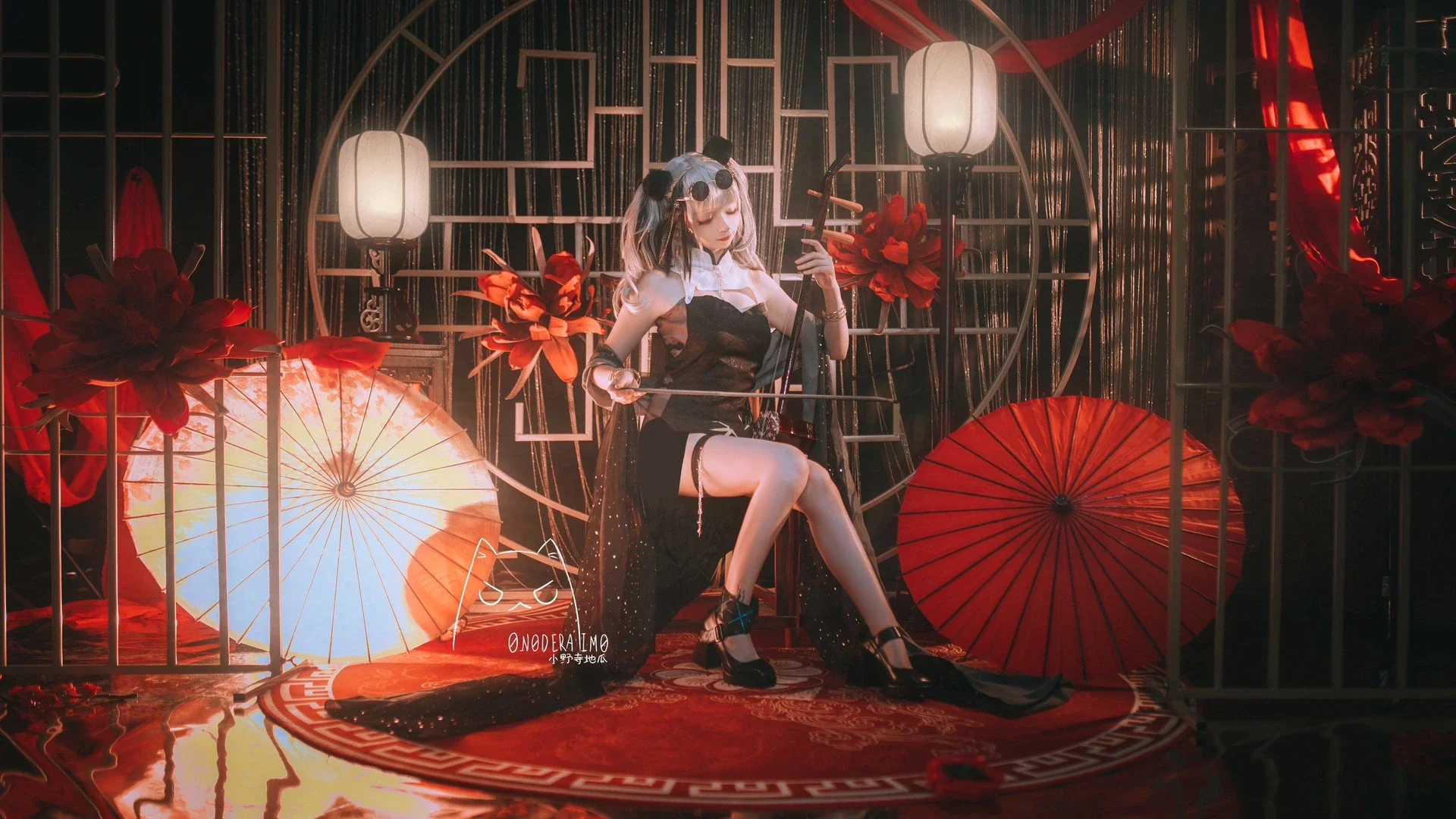 明日方舟, 國風cos, 絲襪, 食鐵獸cos, 二胡 - 第3張