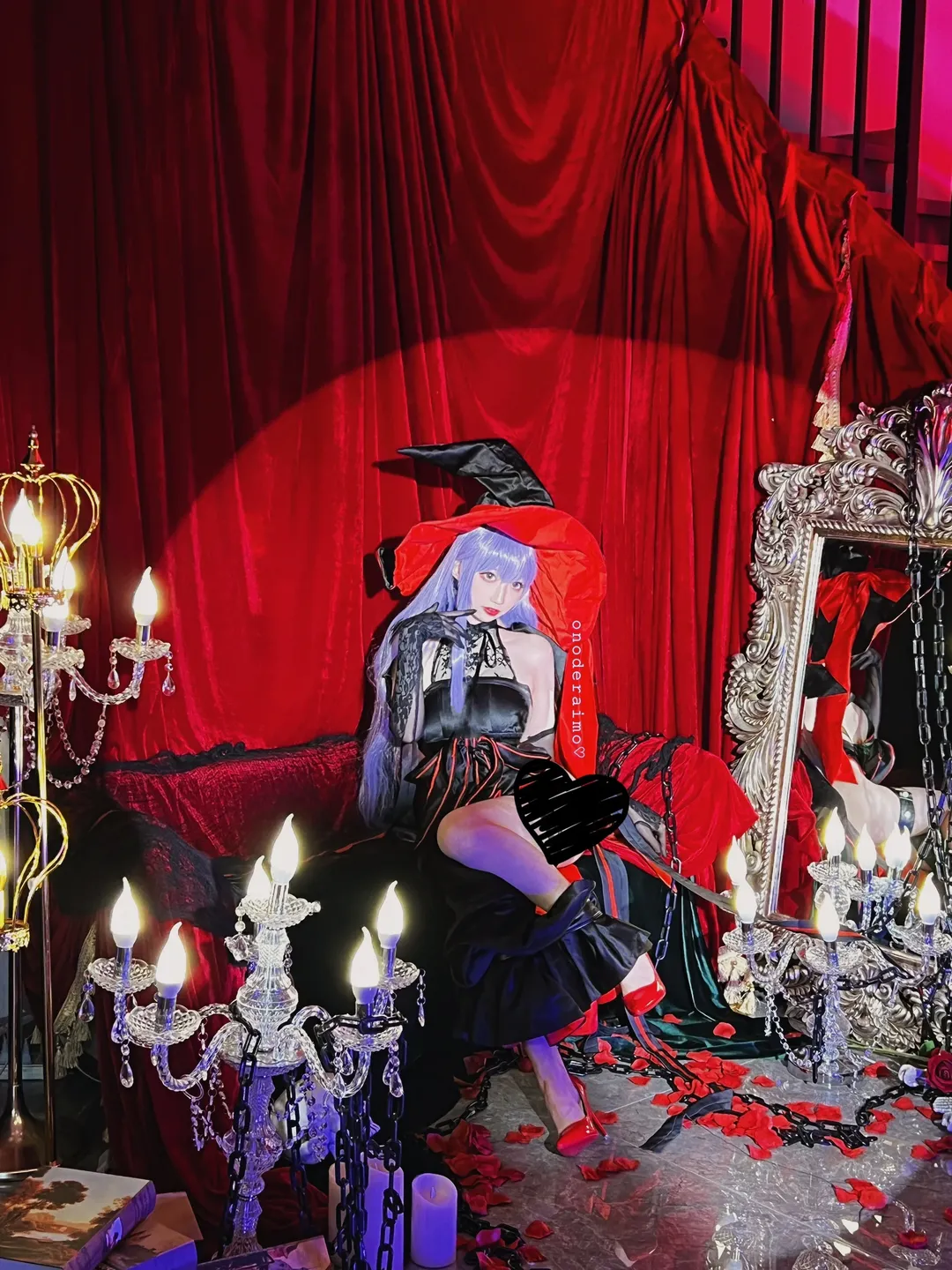 FGO, 哥特风cos, BBcos, 女巫装, 红黑系