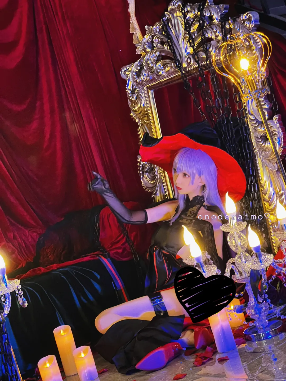 FGO, 哥特风cos, BBcos, 女巫装, 红黑系 - 第5张