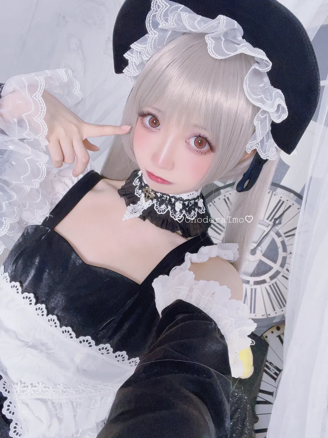碧藍航線, cosplay日常, 女僕裝cos, 銀髮雙馬尾, 小可畏cos