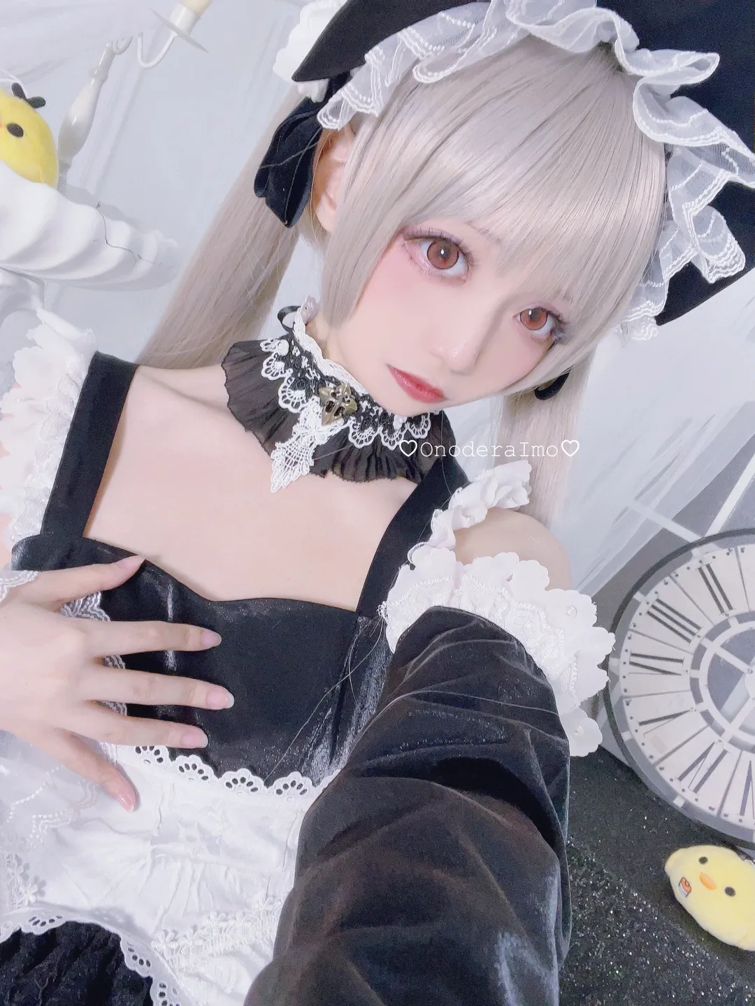 碧蓝航线, cosplay日常, 女仆装cos, 银发双马尾, 小可畏cos - 第2张