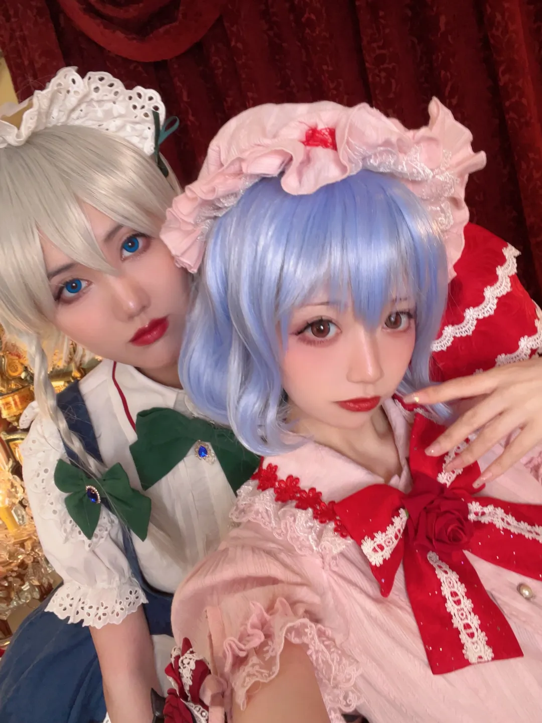 東方Project, 新世紀エヴァンゲリオン, ストッキング, 古い洋館, 青髪赤瞳 - 2枚目