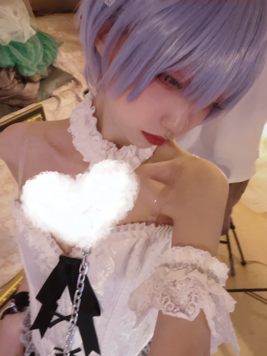 二次元, 綾波麗cos, 新世紀福音戰士, 黑絲, cos服手作 - 第1張