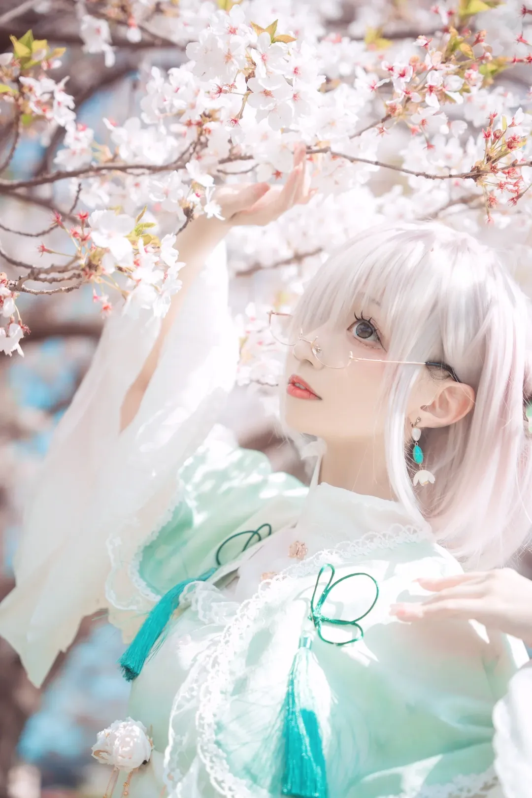 コスプレ, Fate/Grand Order, 白ストッキング, マシュ・キリエライトのコスプレ, FGO 4周年 - 1枚目